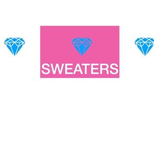 LISTED BY SIZE SWEATERS VARIOUS STYLES & COLORS!!!